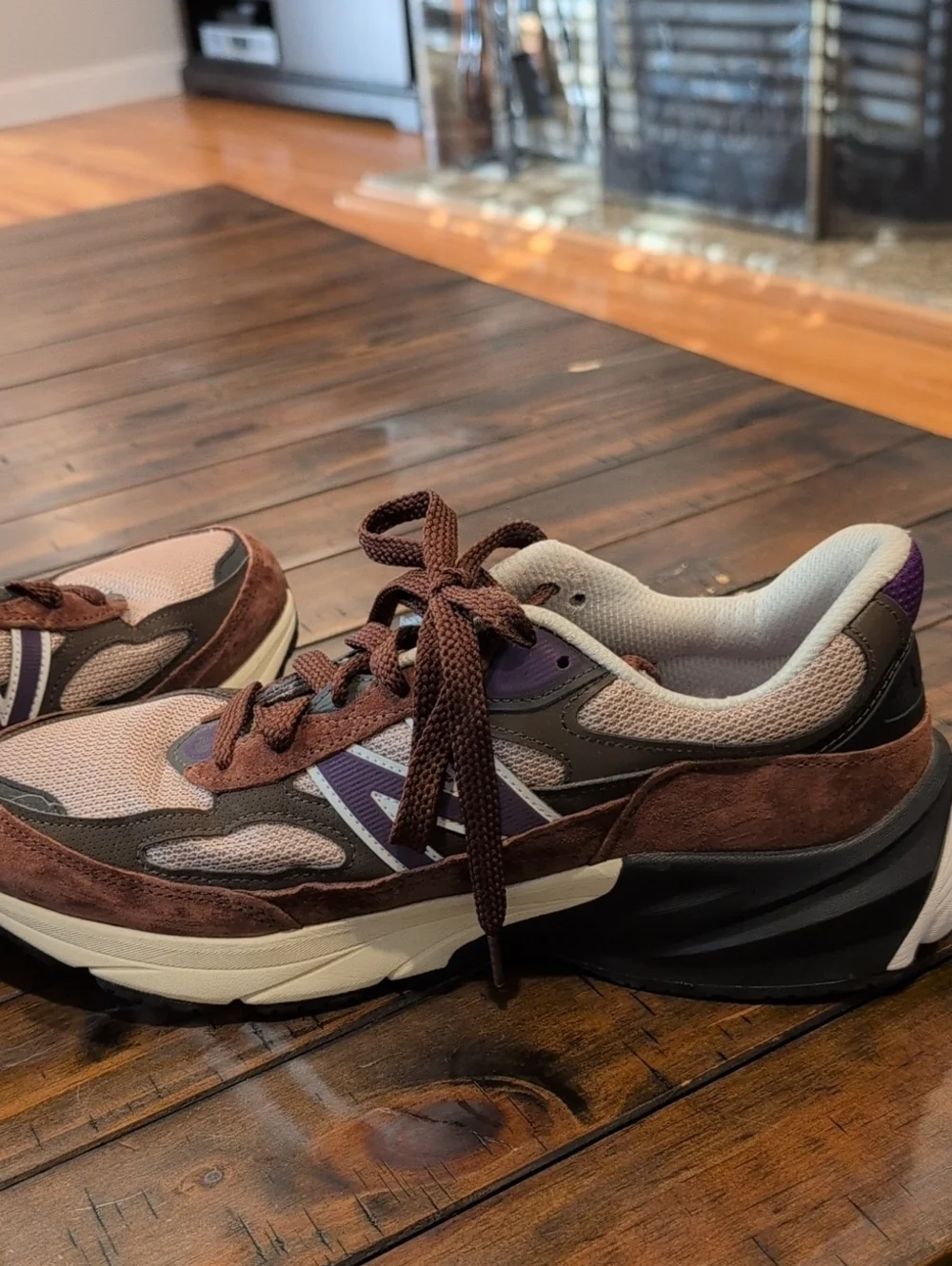 New Balance 990v6 Made In Usa Rich Oak Cosmic Grape